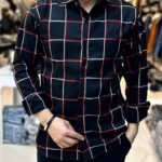 پیراهن اسپرت چهارخانه