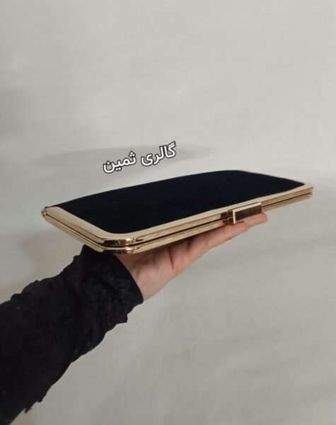 کیف پول دهانه فلزی