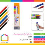 مداد رنگی ۶ رنگ بلند مقوایی ادمیرال