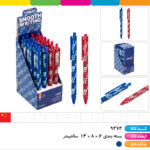 خودکار فشاری آبی ۰/۵ طرح گرافیک وینسون