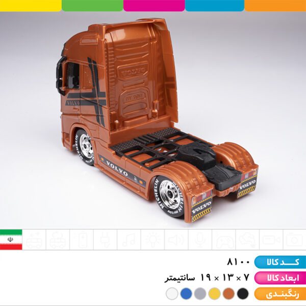 ماشین کشنده ولوو جعبه ای