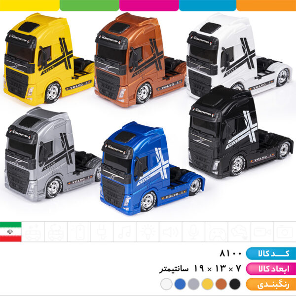 ماشین کشنده ولوو جعبه ای