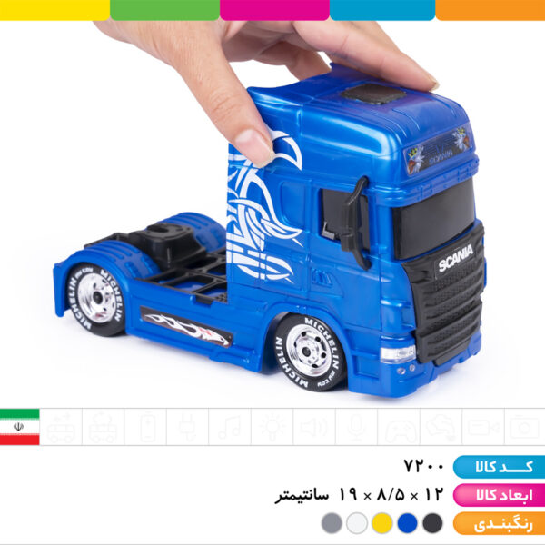 ماشین کشنده اسکانیا جعبه ای