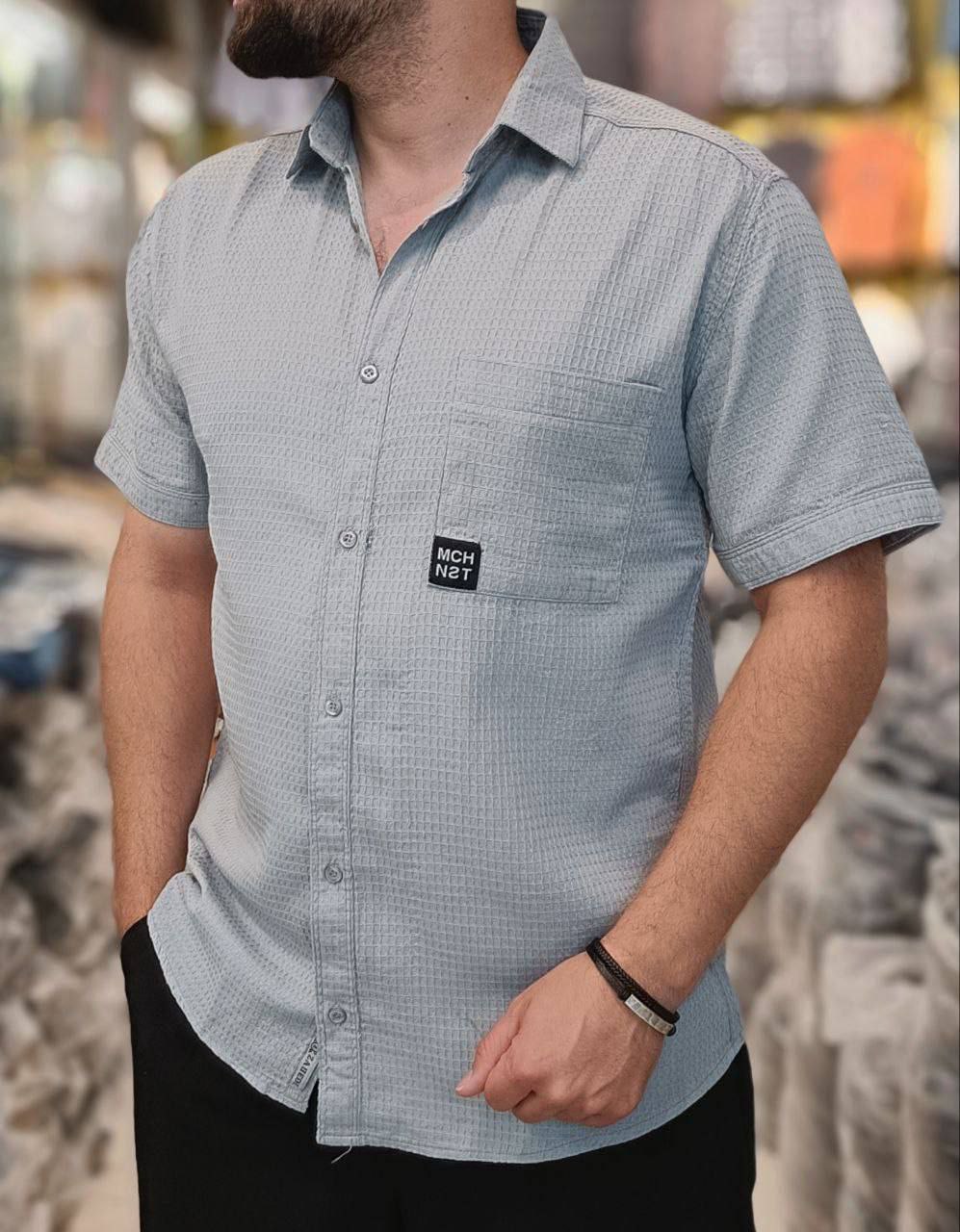 پیراهن اسپرت تک جیب