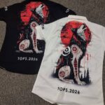 پیراهن طرح ماه و گرگ