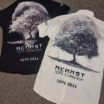 پیراهن طرح ماه و درخت