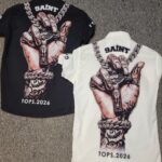 پیراهن طرح دست و صلیب