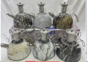 کتری قوری سوتی طرح سنگ کرکماز