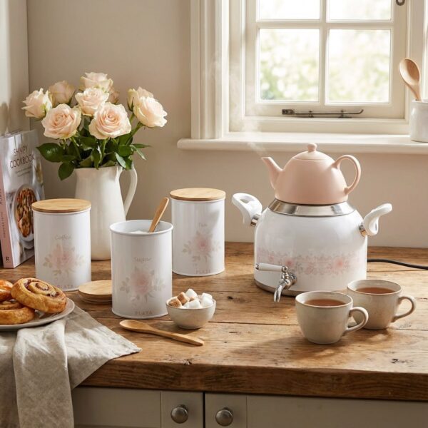 ست ۵ پارچ چای خوری، کتری و قوری