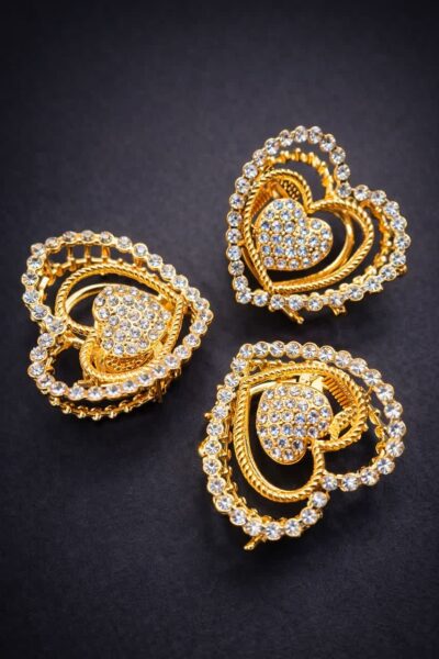 کلیپس متوسط نگین دار خارجی