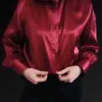 شومیز ساتن ال ایکس