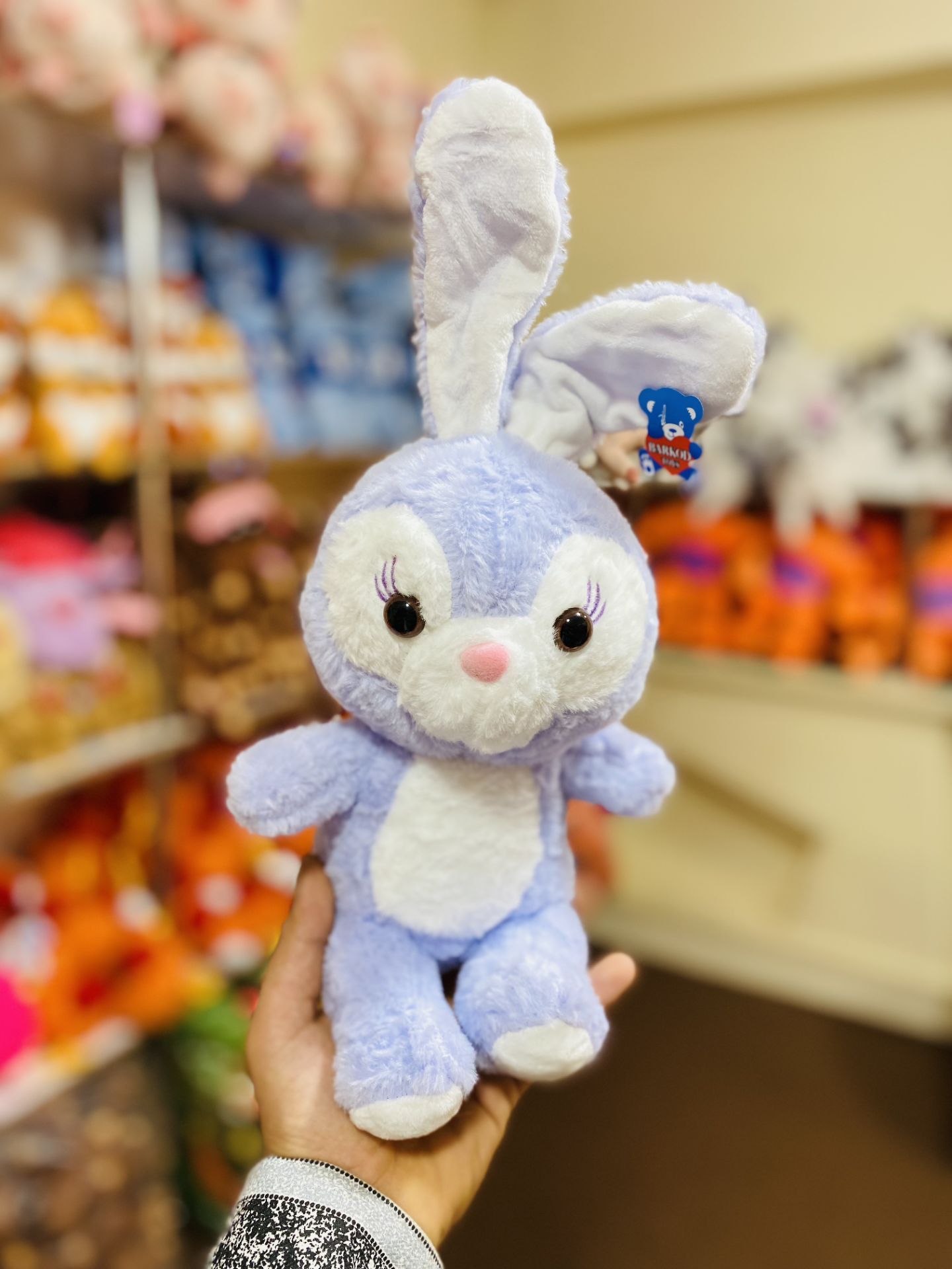 عروسک خرگوش بنفش