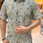 پیراهن اسپرت مردانه طرح دار