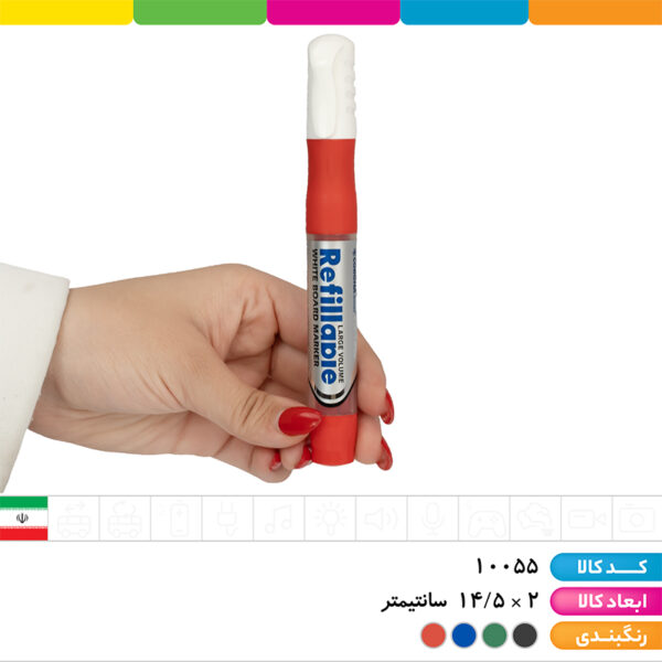 ماژیک وایت برد شارژی نوک تخت کرونا