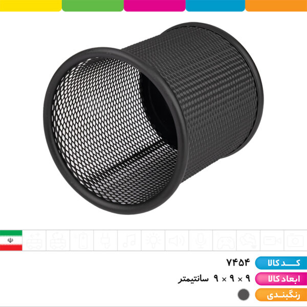 جاقلمی فلزی توری مشکی کرونا