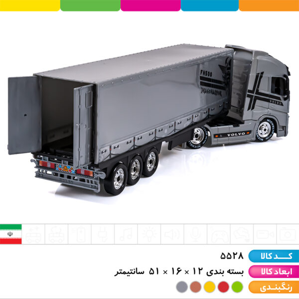 تریلی ولوو کانتینردار وکیومی