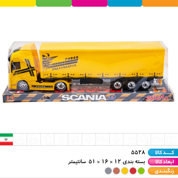 تریلی ولوو کانتینردار وکیومی