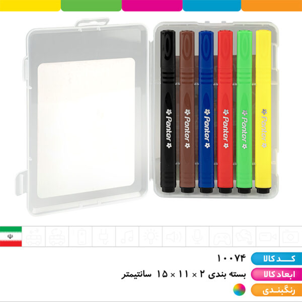 ماژیک ۶ رنگ پنتر