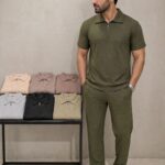 تیشرت و شلوار نیم زیپ
