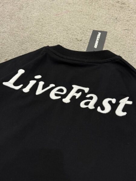 تیشرت گلدوزی مدلLIVE FAST