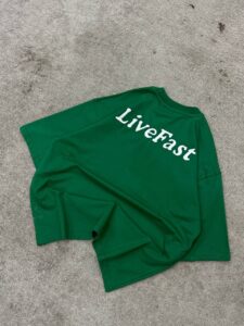 تیشرت گلدوزی مدلLIVE FAST