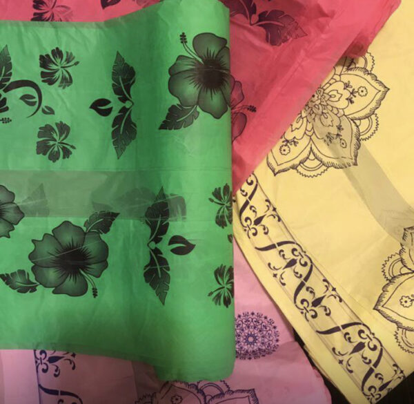 سفره یکبار مصرف ۴۰۰ گرمی رنگی