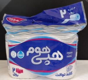 دستمال توالت دو قلو