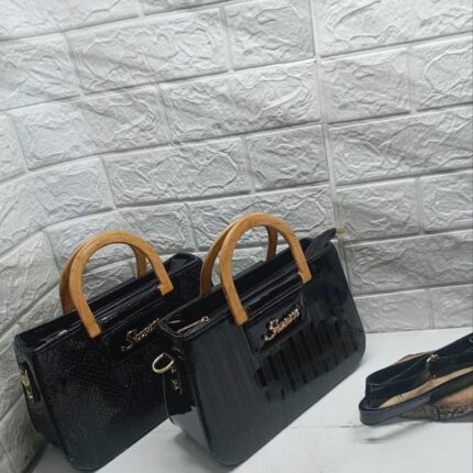 کیف زنانه دسته چوبی
