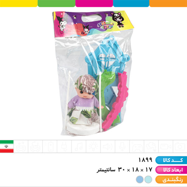 عروسک دختر تاب سوار