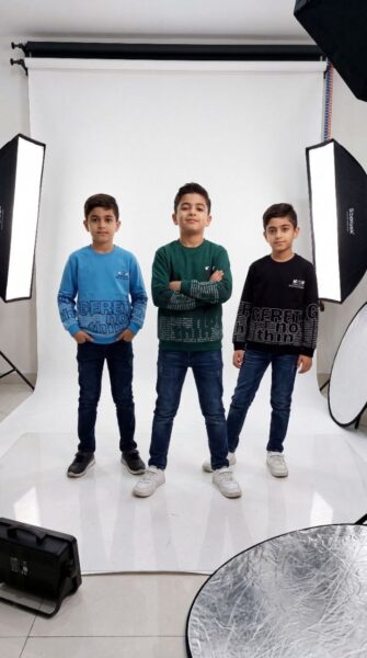 بلوز تک پسرونه پاییزه طرح vision