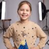 بلوز تک دخترونه پاییزه طرح girl