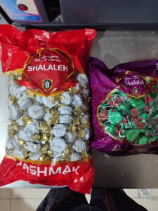 پشمک لقمه ای