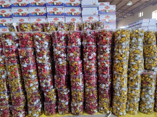 پشمک لقمه ای