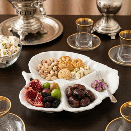 اردوخوری سرامیکی برگ مو S27