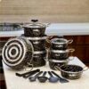 سرویس ۲۱ پارچه طرح سنگ