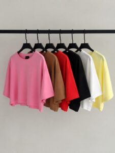 تیشرت کراپ باکسی