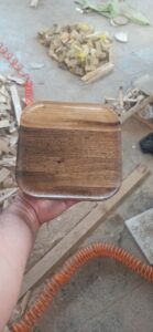 بشقاب چوبی (پیش دستی)