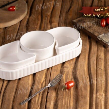 مزه خوری سرامیکی ۴تیکه S61