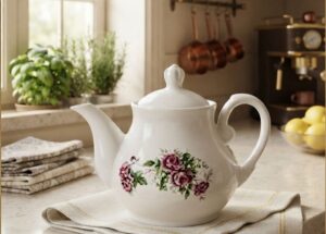 قوری وینچی طرح گل سرخ 357