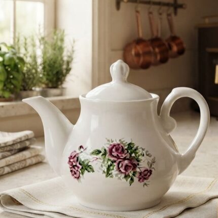 قوری وینچی طرح گل سرخ 357