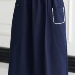 دامن روژا کمربند دار