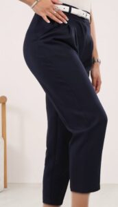 شلوار خمره ای کرپ مازراتی