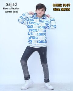 سویشرت پسرونه دورو طرح آدیداس