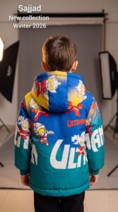 سویشرت دورو پسرانه طرح ultraman