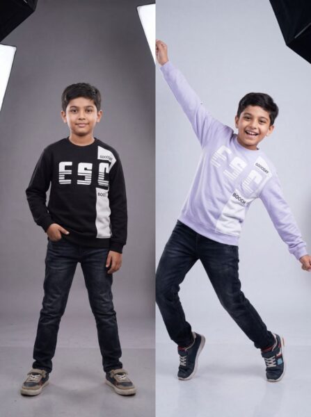 بلوز تک پسرانه پاییزه طرح ESC