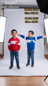 بلوز تک پسرانه پاییزه طرح استیکر