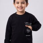 بلوز تک پسرانه پاییزه طرح جیبدار