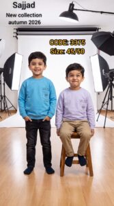 بلوز تک پسرانه پاییزه طرح جیبدار