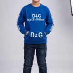 بلوز تک پسرانه پاییزه طرح D&G