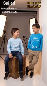 بلوز تک پسرانه پاییزه طرح D&G
